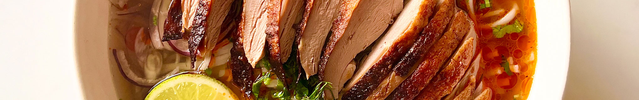 Thuy Pham-Roast duck noodle soup