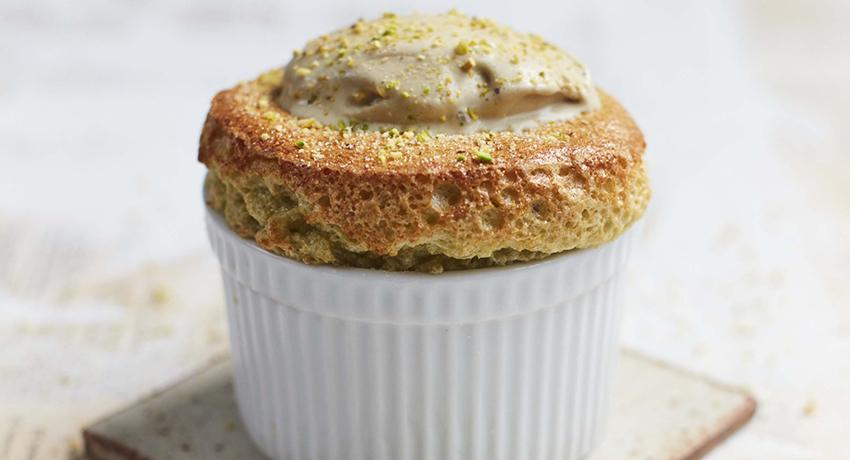 Pistachio Soufflé