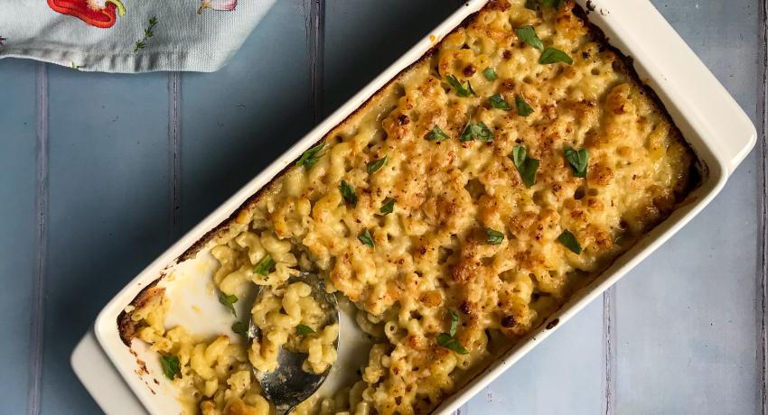 Gratin de macaroni au fromage