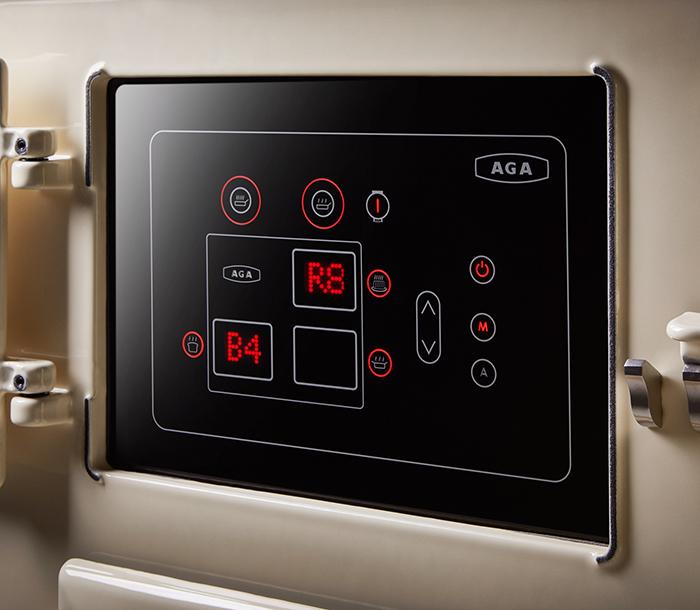 Control panel of an AGA eR7 Series cooker